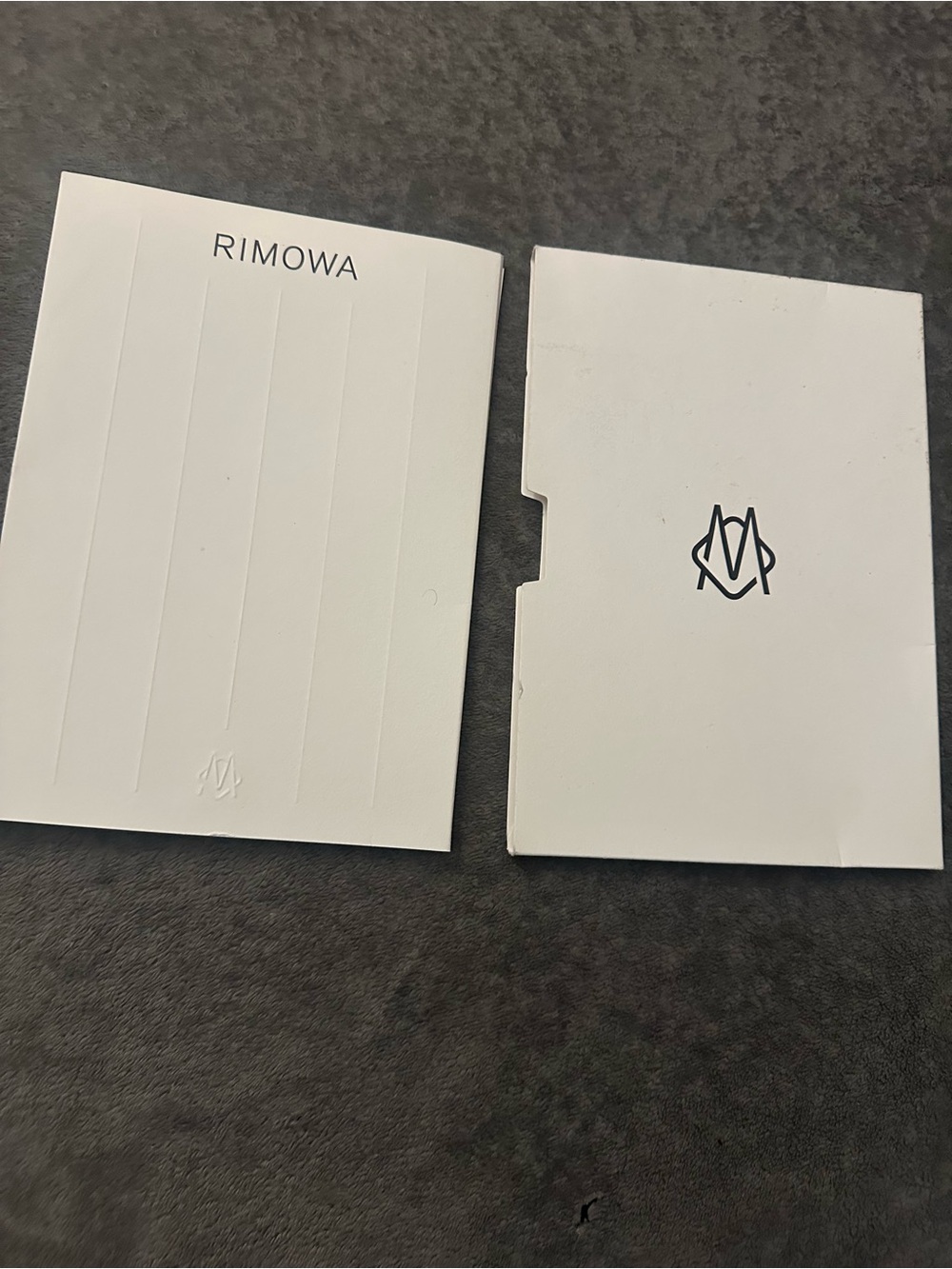 Authentic RIMOWA tag